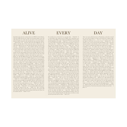 ALIVE EVERY DAY — Single Print Poster - ALIVE With Jesus - detail view