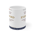 Every WORD of GOD — Luke 4:4 Scripture Mug (Crossed-Out Words)