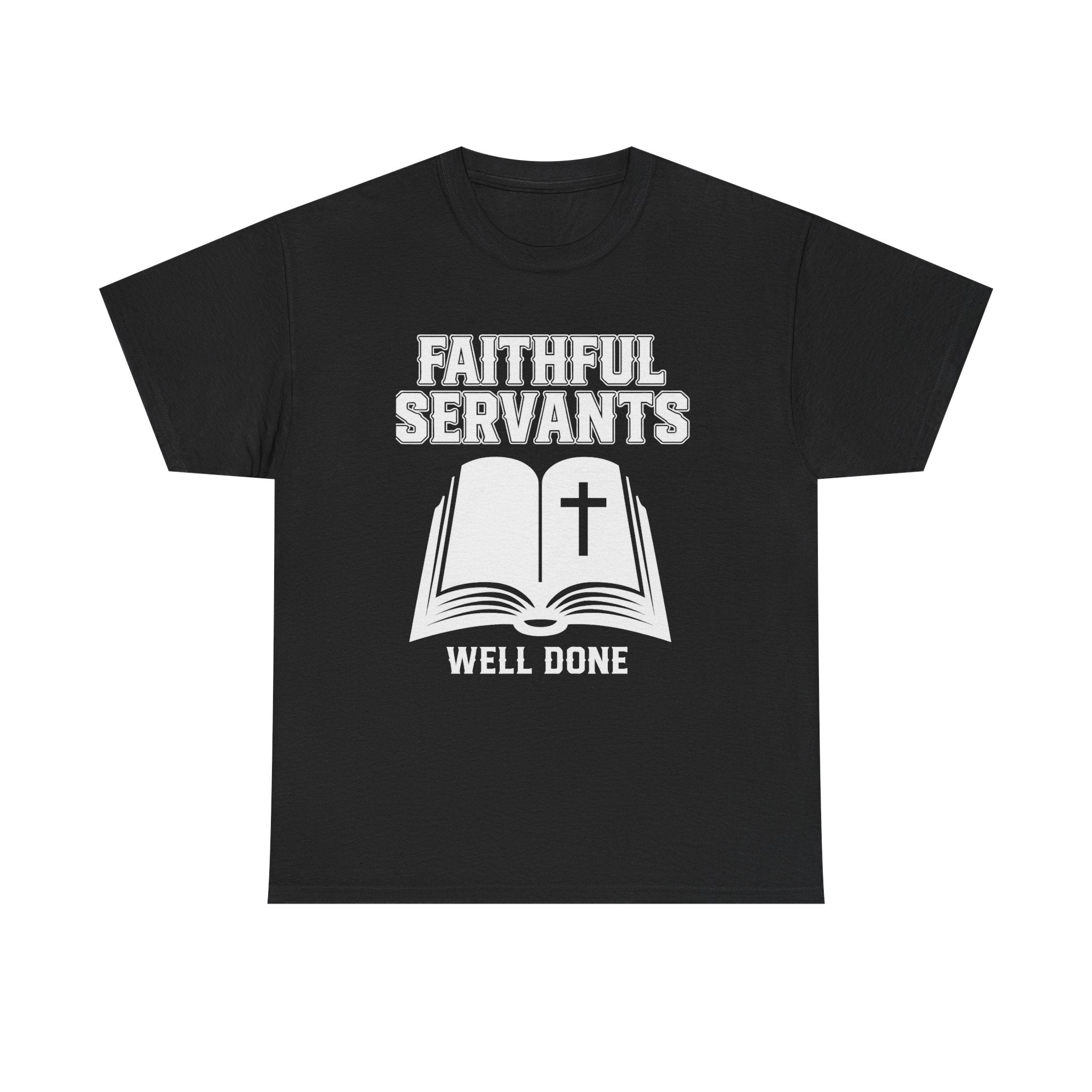 Faithful Servants Christian t-shirt - ALIVE With Jesus apparel - detail view