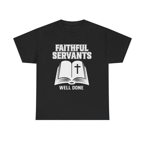 Faithful Servants Christian t-shirt - ALIVE With Jesus apparel - detail view