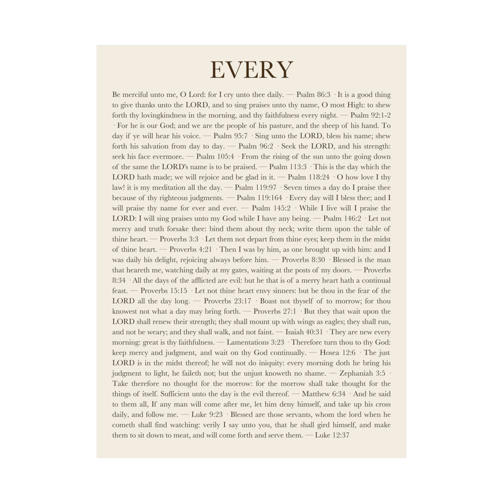 ALIVE EVERY DAY — Panel 2 of 3 (EVERY) Poster - ALIVE With Jesus - detail view