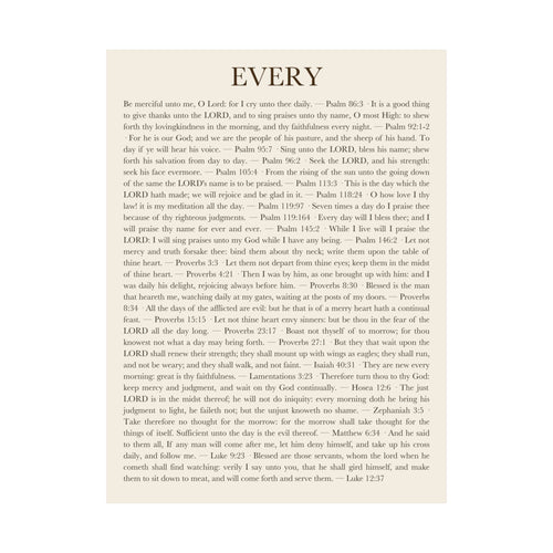 ALIVE EVERY DAY — Panel 2 of 3 (EVERY) Poster - ALIVE With Jesus - detail view